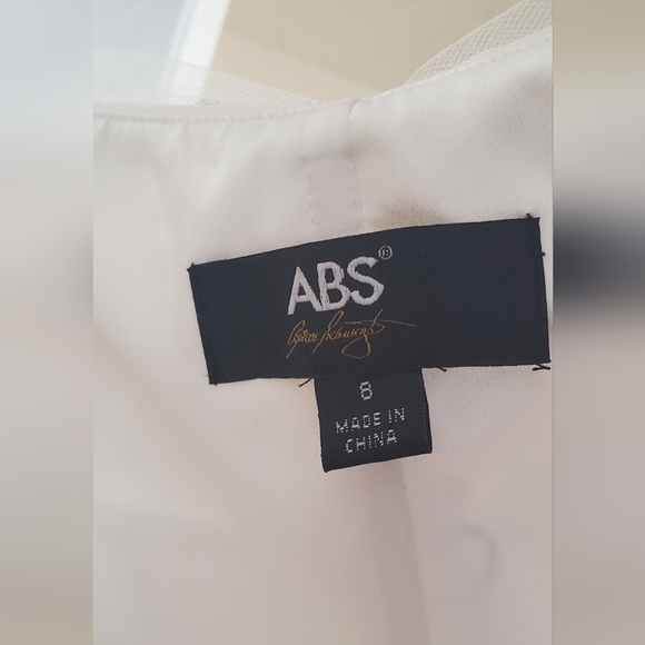 ABS by Allen Schwartz Feather Dress - Picture 7 of 9